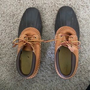 L.L Bean low top duck boots